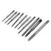 10Pcs Micro Taps High Speed Steel Mini Thread Machine Tap Sets for Clocks Watches