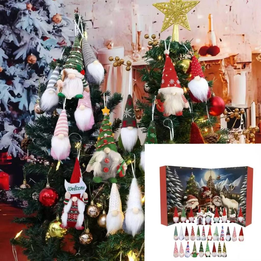 24 Plyšových skřítků Odpočítávací kalendář