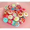 20 Pcs DIY Buttons With Loop Blank Back Cover