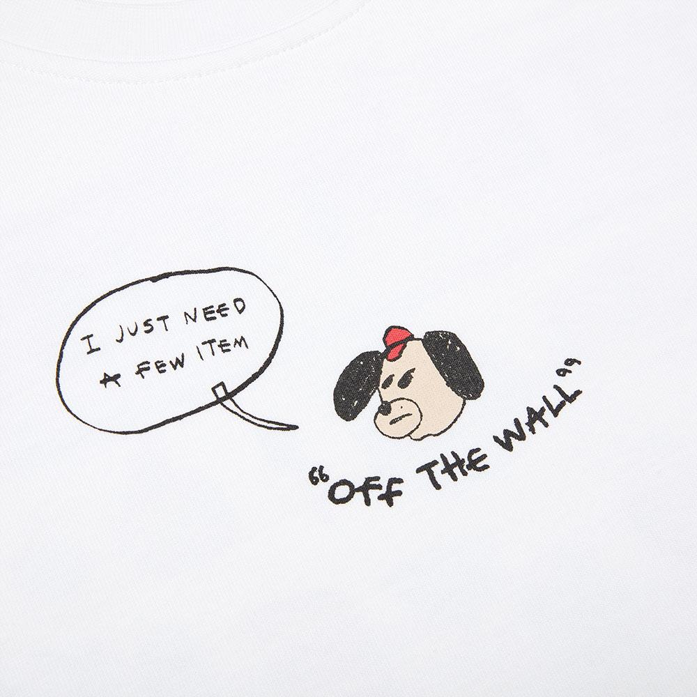 Vans X Rirro Collaboration Asian Artist Series Fashion Comfortable Trendy Minimalist Short Sleeve T-Shirt Unisex Tops VN000QF4WHT1