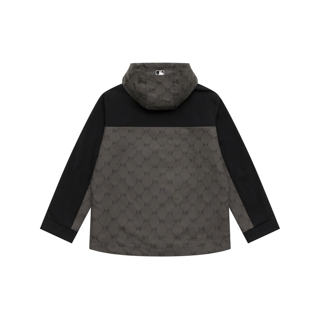 New MLB MONOGRAM Collection New York Yankees SS25 Jacket Unisex Dark Charcoal Gray 3AWJM0151-50CGD