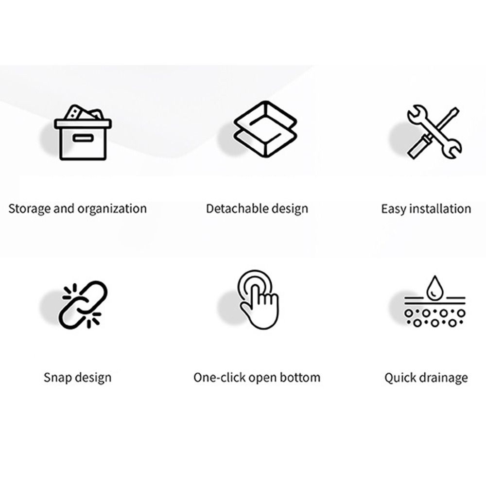 2Pcs Detachable Sink Hanging Strainer Basket Creative Food Residue Separator  Kitchen Accessories