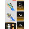 Síťová krimpovací kleště RJ45 3 v 1 Nerezová krimpovací, střižná a odizolovací kleště pro Ethernet kabel CAT8/7/6A/6/5E STP/UTP pro venkovní instalaci sítě