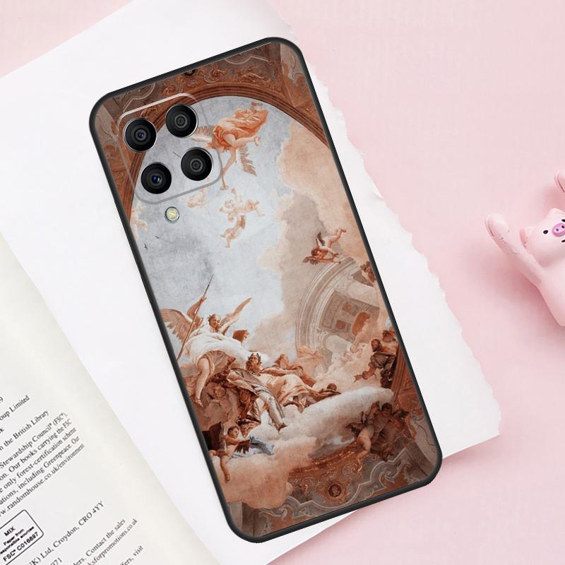 Renaissance Angels For Samsung Galaxy M54 M34 M14 M53 M33 M13 M12 M32 M52 M20 M15 M55 M21 M51 M31s M30s Case