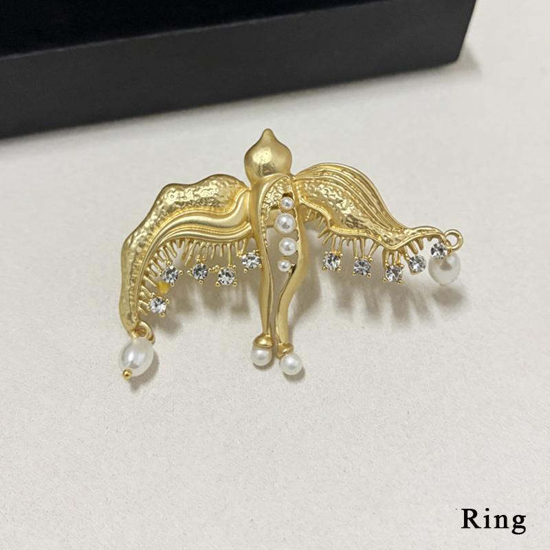 

Elegant Metal Artificial Pearl Bird Dangle Earrings for Women Fashion Statement Jewelry Accessory