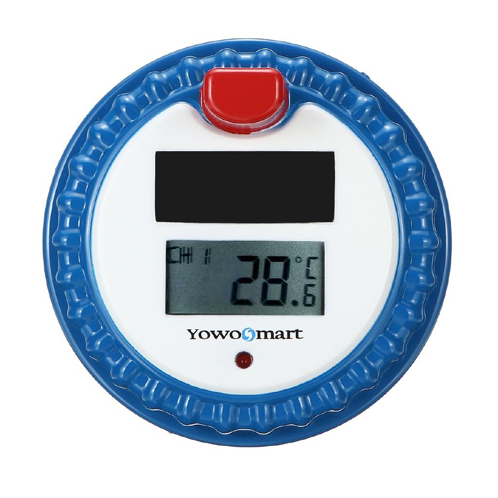 Waterproof Outside Sensor Wireless Swimming Pool Thermometer Water Temperature Detector Time Calendar LCD Display