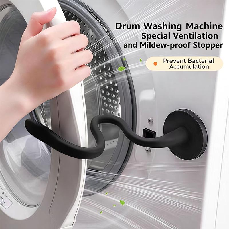 Front Washing Machine Door Strong Magnet Bracket Strong Magnetic Washing Machine Door Door Bracket Magnet Snake-Shaped Silicone