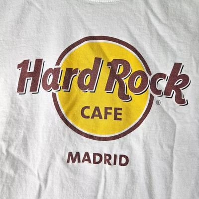 Hard Rock Cafe Madrid Cotton New T Shirt Full Size S-5XL Unisex T-Shirt