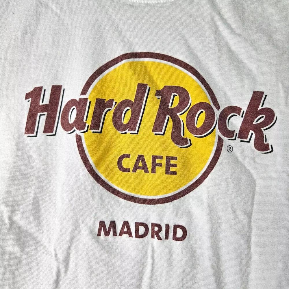 Hard Rock Cafe Madrid Хлопковая Новая Футболка Полный Размер S-5XL Унисекс Футболка M