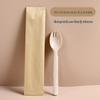 Biodegradable Wheat Straw Disposable Cutlery Set