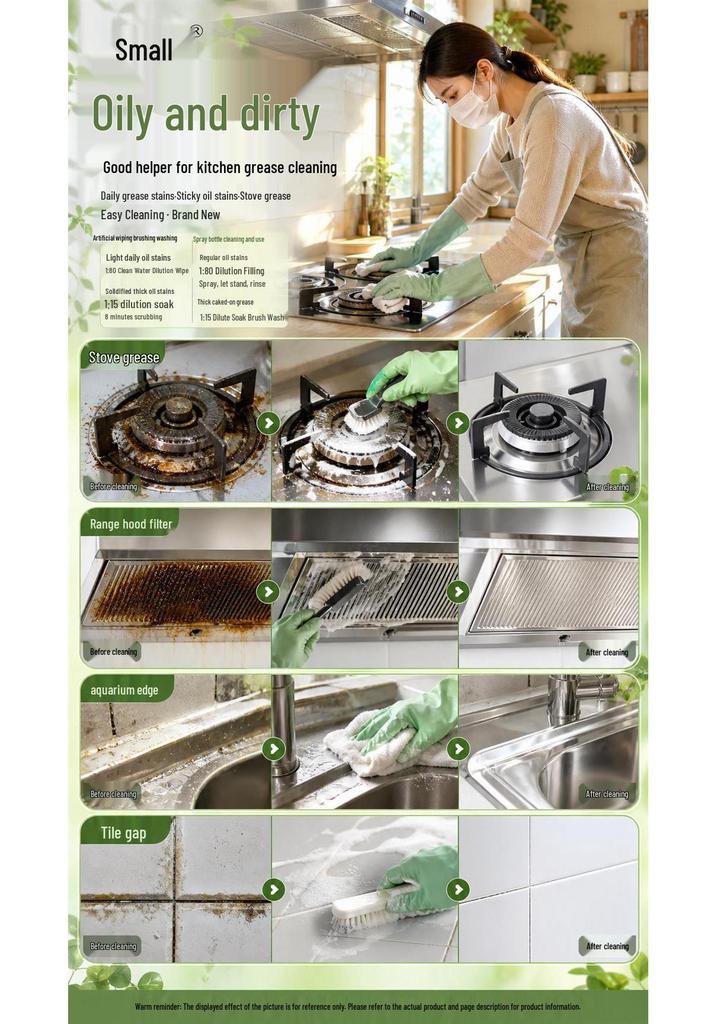 Oil Stain Remover: Surface Cleaner for Adhered Oil and Scale