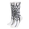 New Casual Women Socks Halloween Socks Creative Cosplay Long Socks Bone Web Men Socks Black/White Socks Couple Socks Size 37-44
