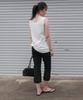 STEP AROUND Summer Easy Banding Pants_Black