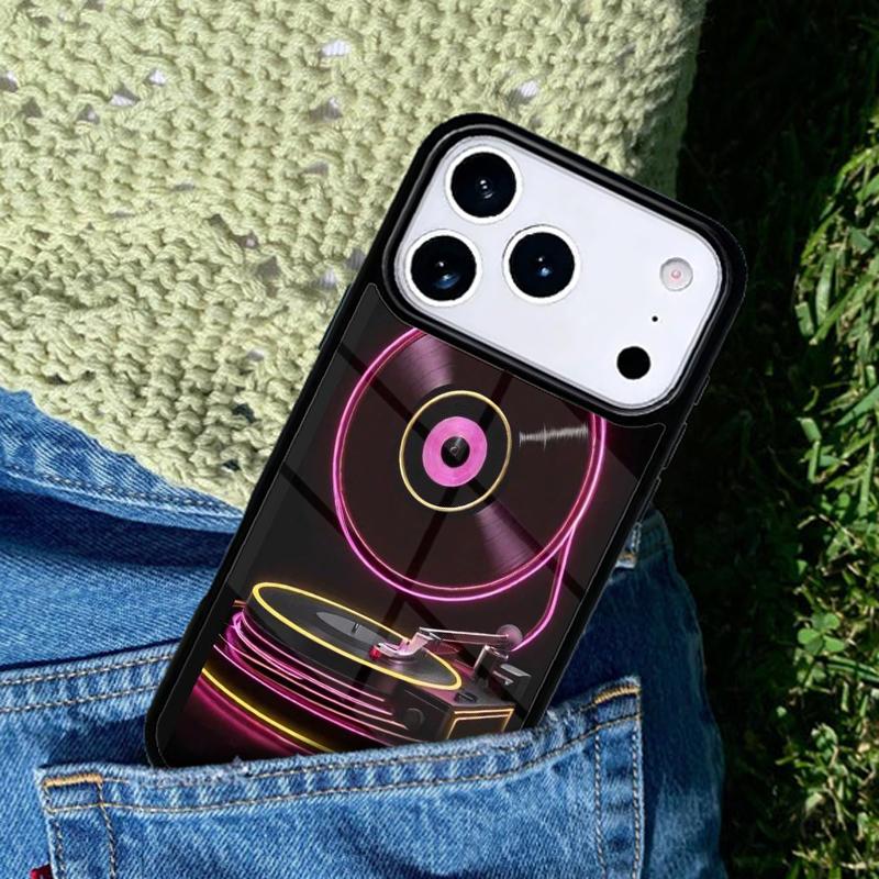 Neon Music mobile phone case Compatible with IPhone 17 16 15 14 13 12 11Pro Max 17 Air cover