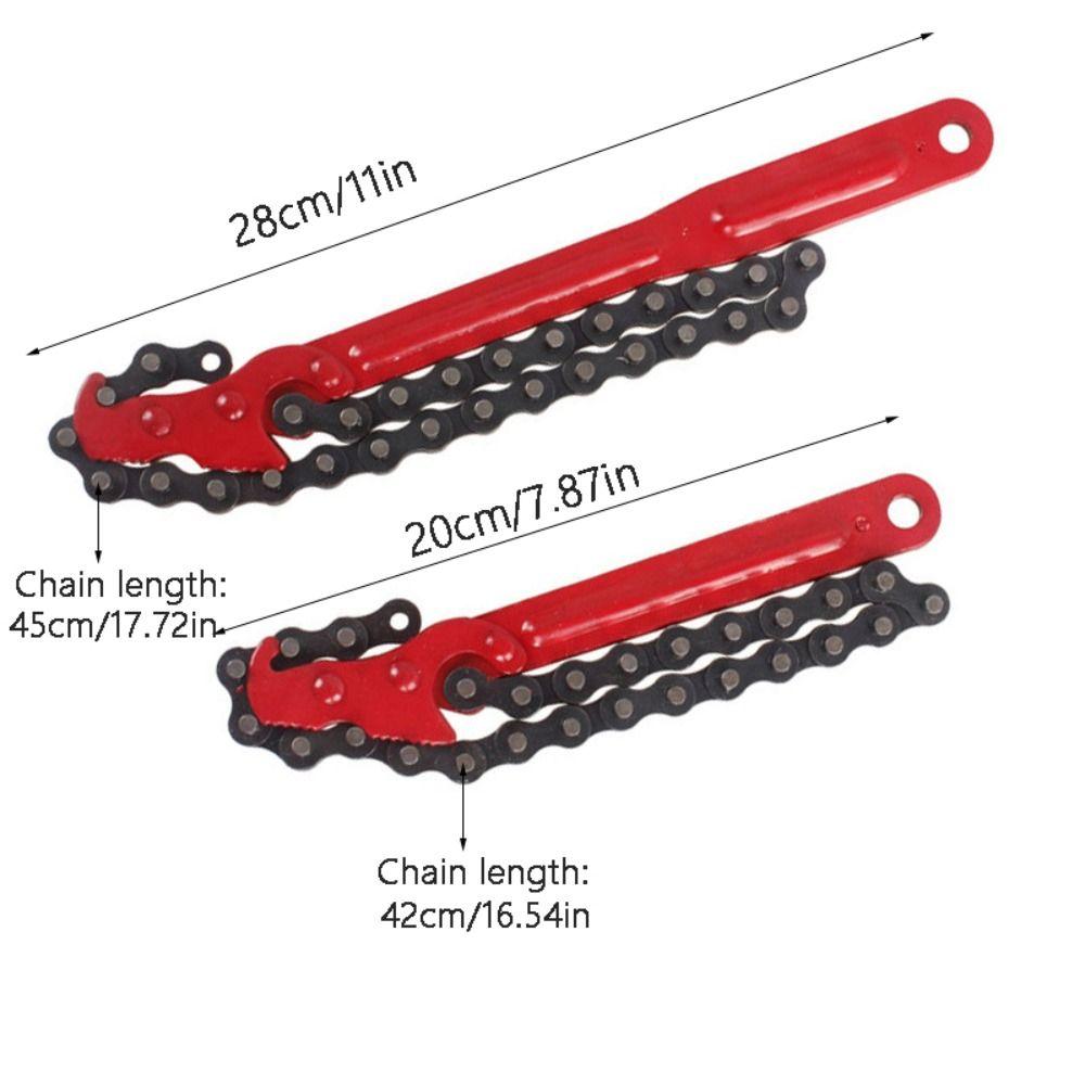 Chain Type Oil Filter Wrench Key 8"11" Oil Filters Grip Spanner High Quality   Vehicle