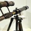 40 Cm Brass Victorian Luxury Decorative Working Telescope with Brass Adjustable Tripod Stand