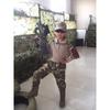 Top cu Mânecă Scurtă Camuflaj CP pentru Copii
