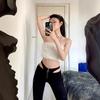European and American Mao Mao suspender vest women's inner wear INS summer new sexy babes super short outer wear tube top