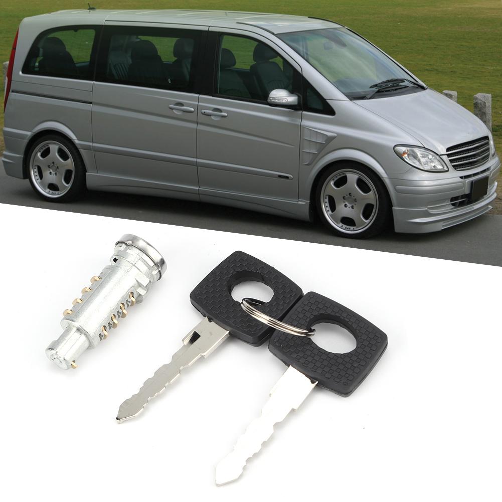 Door Lock Barrel with 2 Keys 6707600205 Fit for MERCEDES VITO W638 V CLASS 19992003