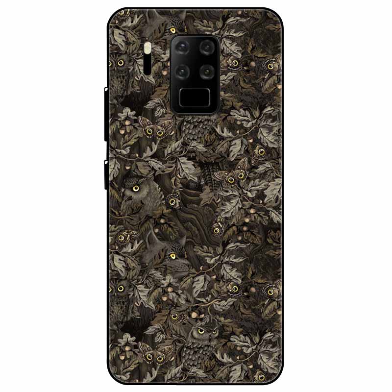 For OUKITEL C18 Pro C21 C21Pro Case Silicone Black Soft Protector Funda Capa for OUKITEL C21 Pro C18 Pro Cover TPU Cartoon Cover