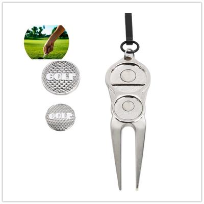 Golf Repair Tool Ball Magnetic Alloy Marker with Hook Standard Tool Golf Ridge Sport Accesories