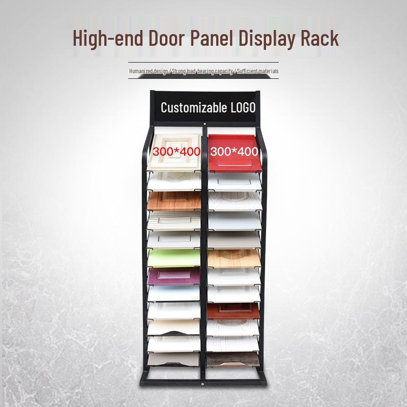 Aluminum Buckle Plate Display Rack for Tiles, Cabinet Doors, Stone Samples, Ceiling Panels, and Wood Flooring