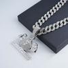 Dollar $Symbol Muscle Money Bag Pendant Money Power Hip Hop Necklace Men'S Accessories