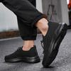 Fashion 2025 New Men's Sports Shoes, Trendy Large-sized Woven Net Fabric Shoes, Breathable, Lightweight and One-foot Lazy Shoes