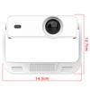 Upgraded HD Mini Projector with 230 ANSI, Android OS, Smart Gimbal Speaker, WiFi