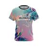 Nuova maglia da bowling Global G con pallino verde e sfumature, manica corta