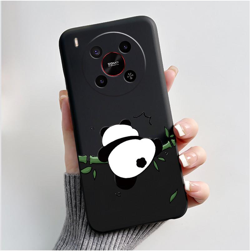 Cute Cartoon Case For ZTE Blade V70 MAX / ZTE Nubia V70 Max Printing Shell Protective Cover Soft Silicone Black Casing