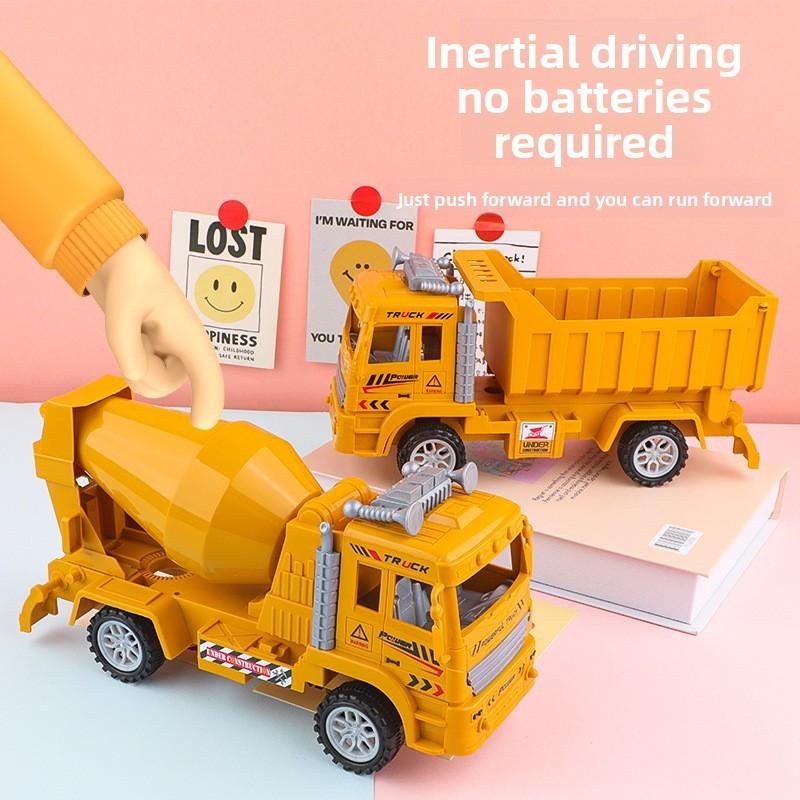 Simulation Excavator Mixer Truck Crane Dump Vehicle Toy With Construction Vehicles For Kids Play And Development