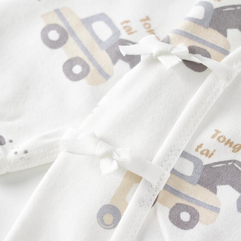 TONGTAI Baby Pure Cotton Long-Sleeve Kimono Top