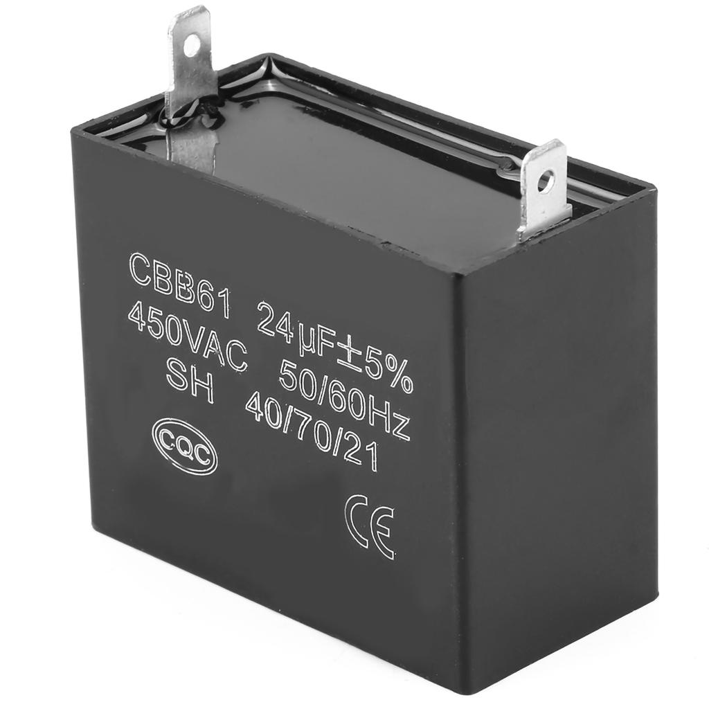 CBB61 Starting Capacitor Generator 450V AC 24uF 50 60Hz for 400 350 300 250VAC UL RU Listed