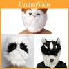 Pluche Husky Hoofdmasker Met Grappig Dierenkostuum Voor Halloween En Feestelijke Gelegenheden