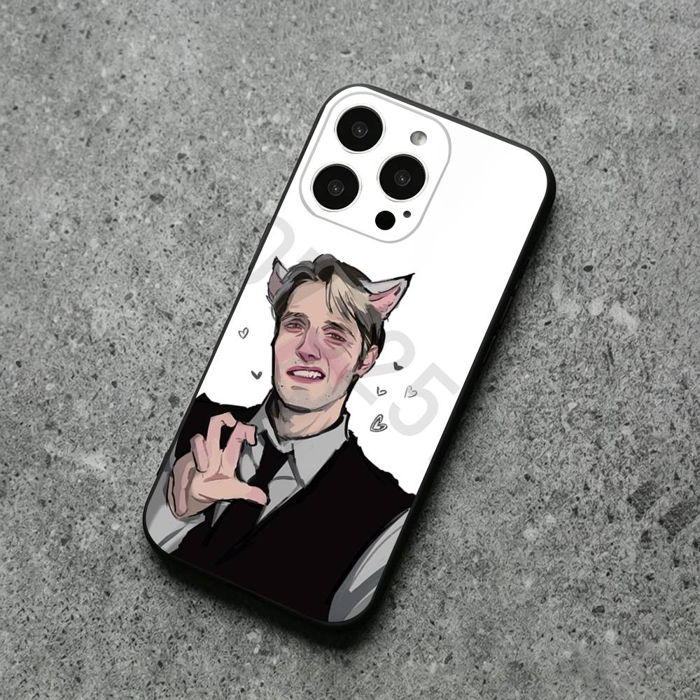 Mads M-Mikkelsen Phone Case for iPhone 17 Air 16 14 15 11 12 13 Pro Max 7 6 15 16 Plus 16E Shockproof Cover