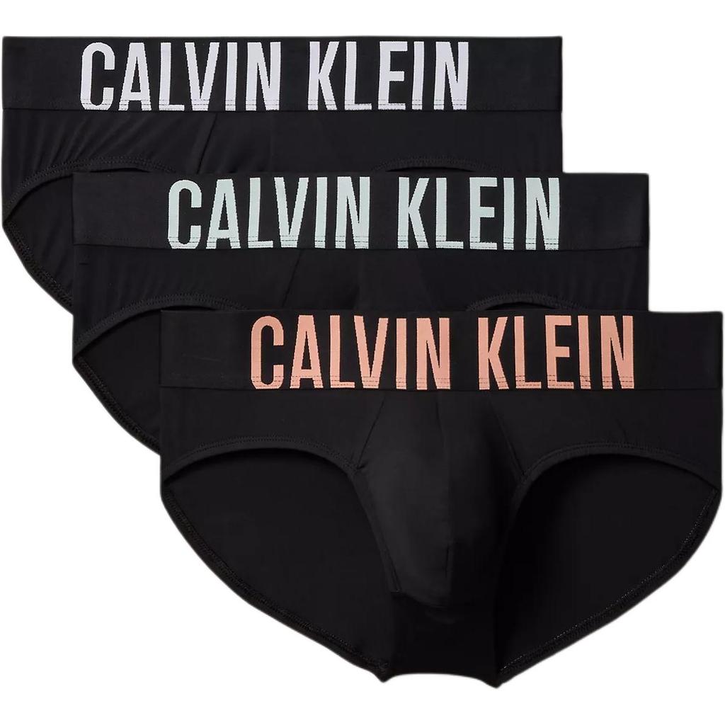 Calvin Klein Triangle Letter Comfortable Mid-Rise Underwear 3-Pack Men Underwear NB3610-VVN