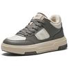 Anta Fleece Lined Comfortable Fashion Non-Slip Wear-Resistant Warm Mid-Top Sneakers Men Sneakers White Brown 112448920-3