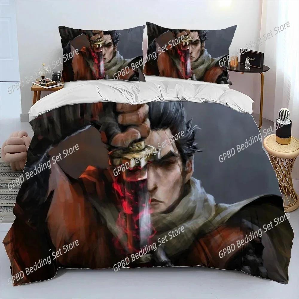 Comforter S-Sekiro Shadows Die Twice Game Bedding Set 3D Printed Suitable For Bedroom Kids Home Textile