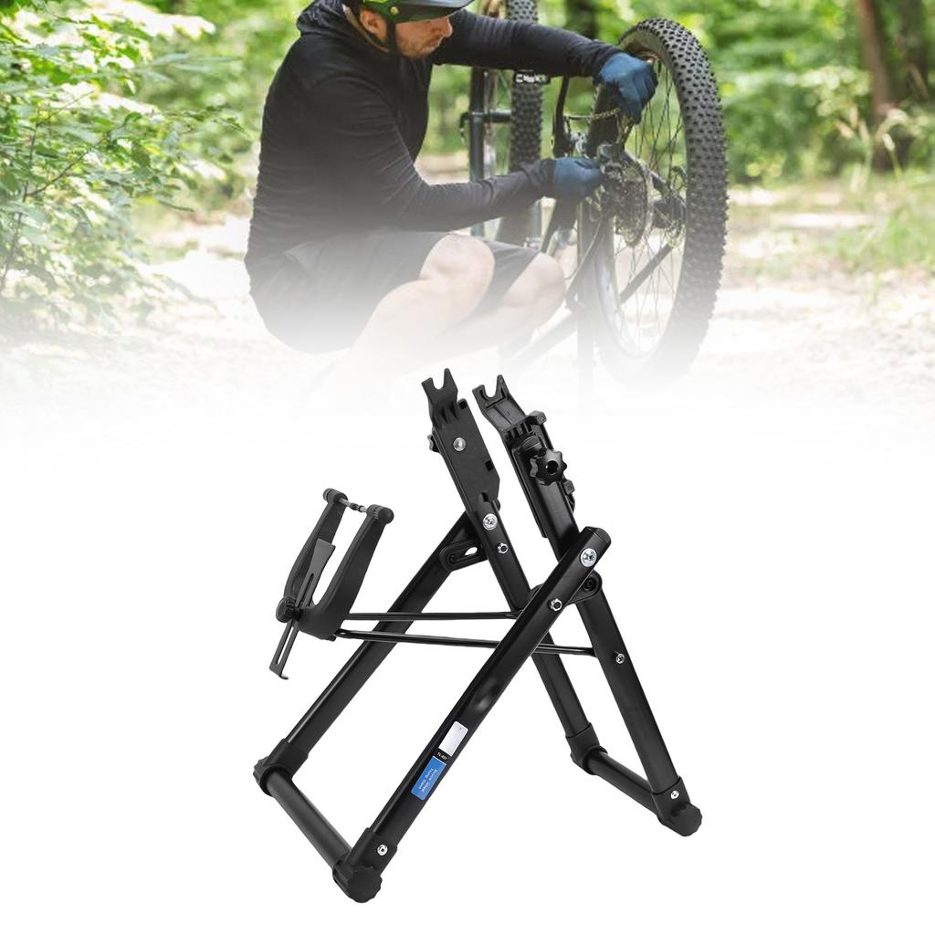 Bike Wheel Truing Stand Folding Bike Wheel Maintenance Holder for 16 to 29 Inch Wheels