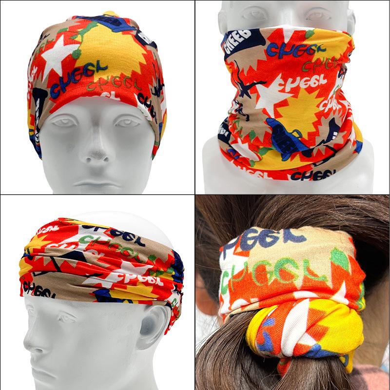 Duoduo Hat for Women In Spring and Summer  Multi Purpose Double Layer Pullover Breathable Windproof Multi Color Neck Protection Hat