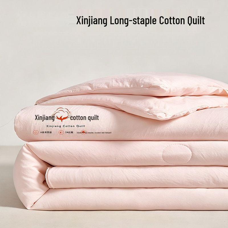 Xinjiang Cotton Lightweight Quilt for Summer, Spring, and Autumn - Ideal for Dorms and Air-Conditioned Rooms