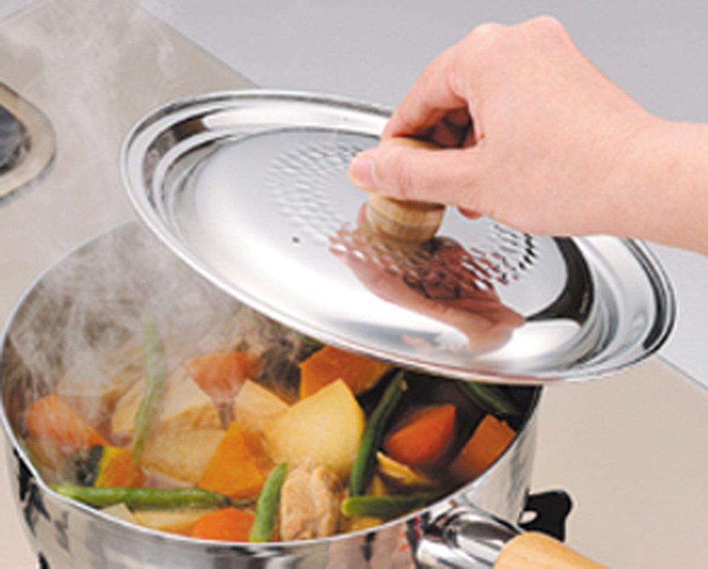 Shimomura Planning Yukihira Pot Dual-purpose Lid for 1820cm Professional Model Made In Japan 34313
