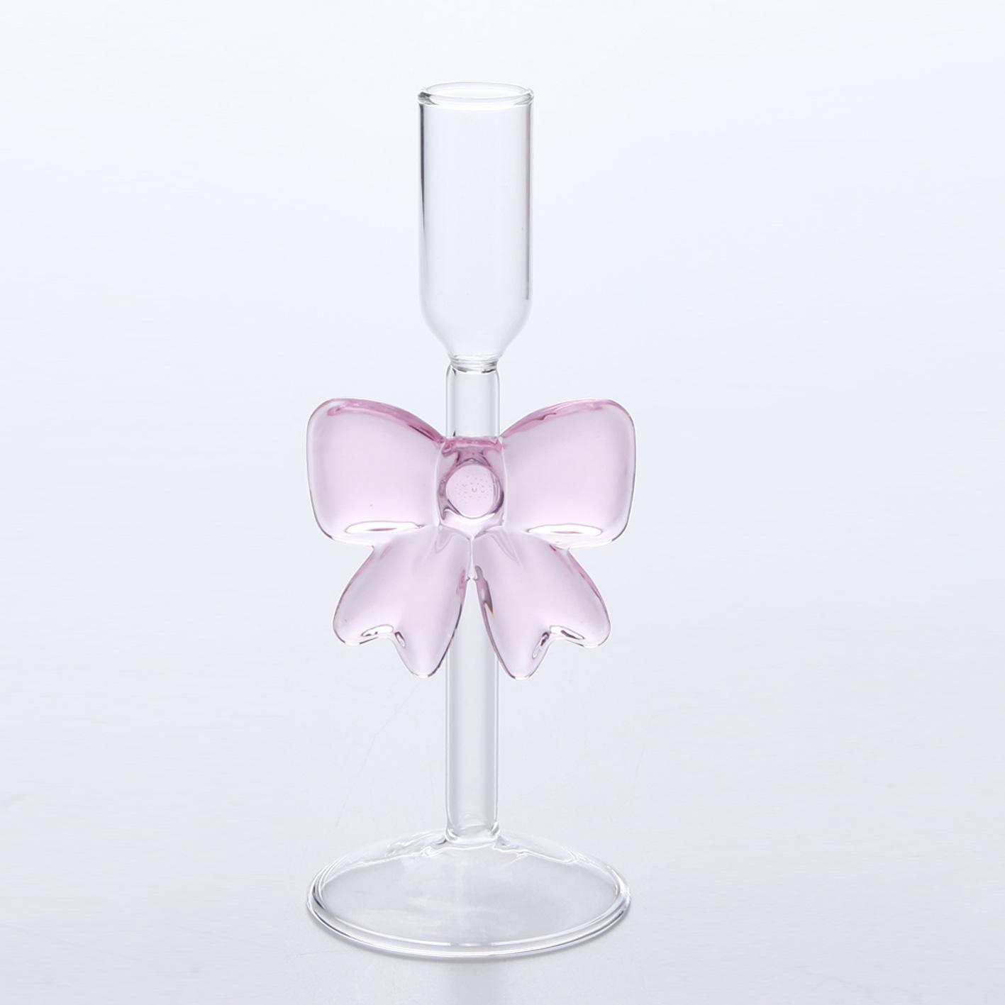 

Glass Butterfly Candle Holder Ornament High Pole Style Candle Holder Home Restaurant Romantic Candle Holder Decoration Fashion 8 20