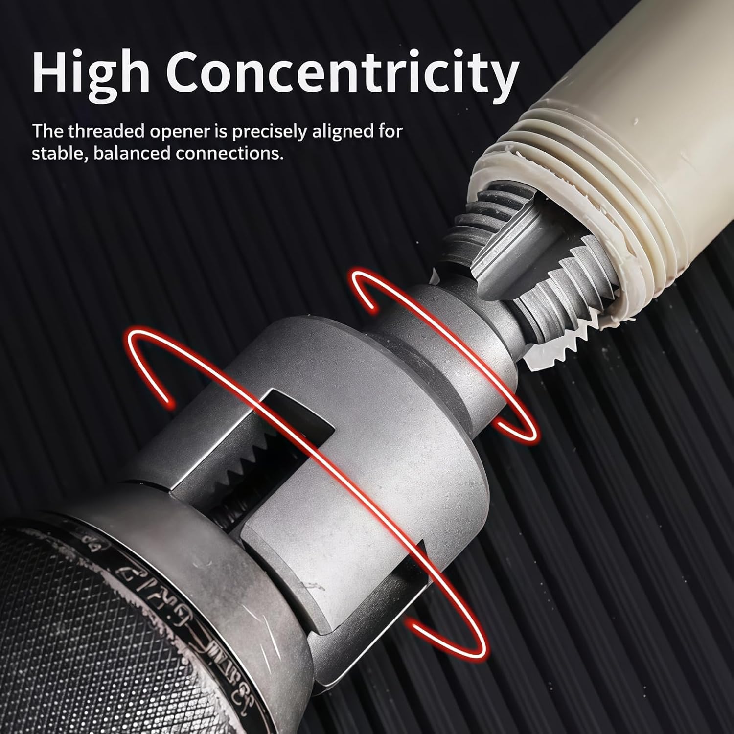 

Integrated Internal & External Pipe Threading Tool, Pipe Thread Cutting Tool, Electric Drill Compatible PVC Pipe Threader Kit, 1/2 , 3/4 , 2-in-1 PVC 1/2