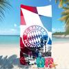 Beach Towel with FC Bayern München logo Pattern - soft,absorbent,machine washable Lightweight&Modern,swimming,Travel Essentials