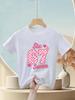 Number 67 Unisexs Tshirt Pink Checkered Six Seven Print Cute Heart Casual Short Sleeve Tee For Unisexs