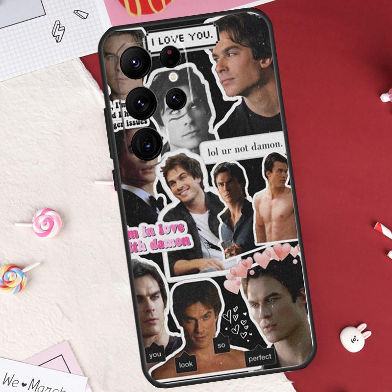 Damon Salvatore Collage Case For Samsung Galaxy S21 S22 S23 S24 S25 S26 Ultra S10 S25 Plus S25 FE S20 FE Cover Shell