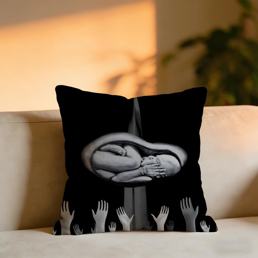 Children Of Men Cushion Cover Cozy Velvet Throw PillowSoft Warm Cushion For Sofa Bed