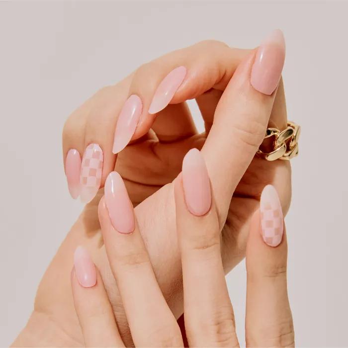 Bad Girl Pink Gel Nails